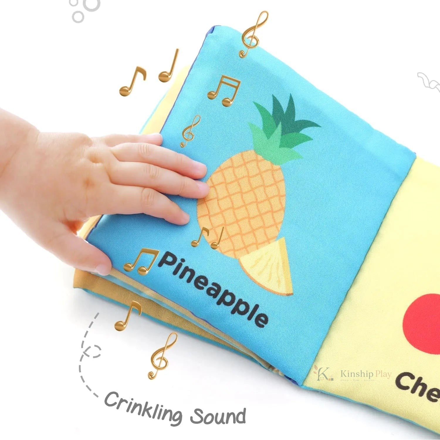 Soft Sensory Cloth Book Set for Babies – 6 Books Multicolor