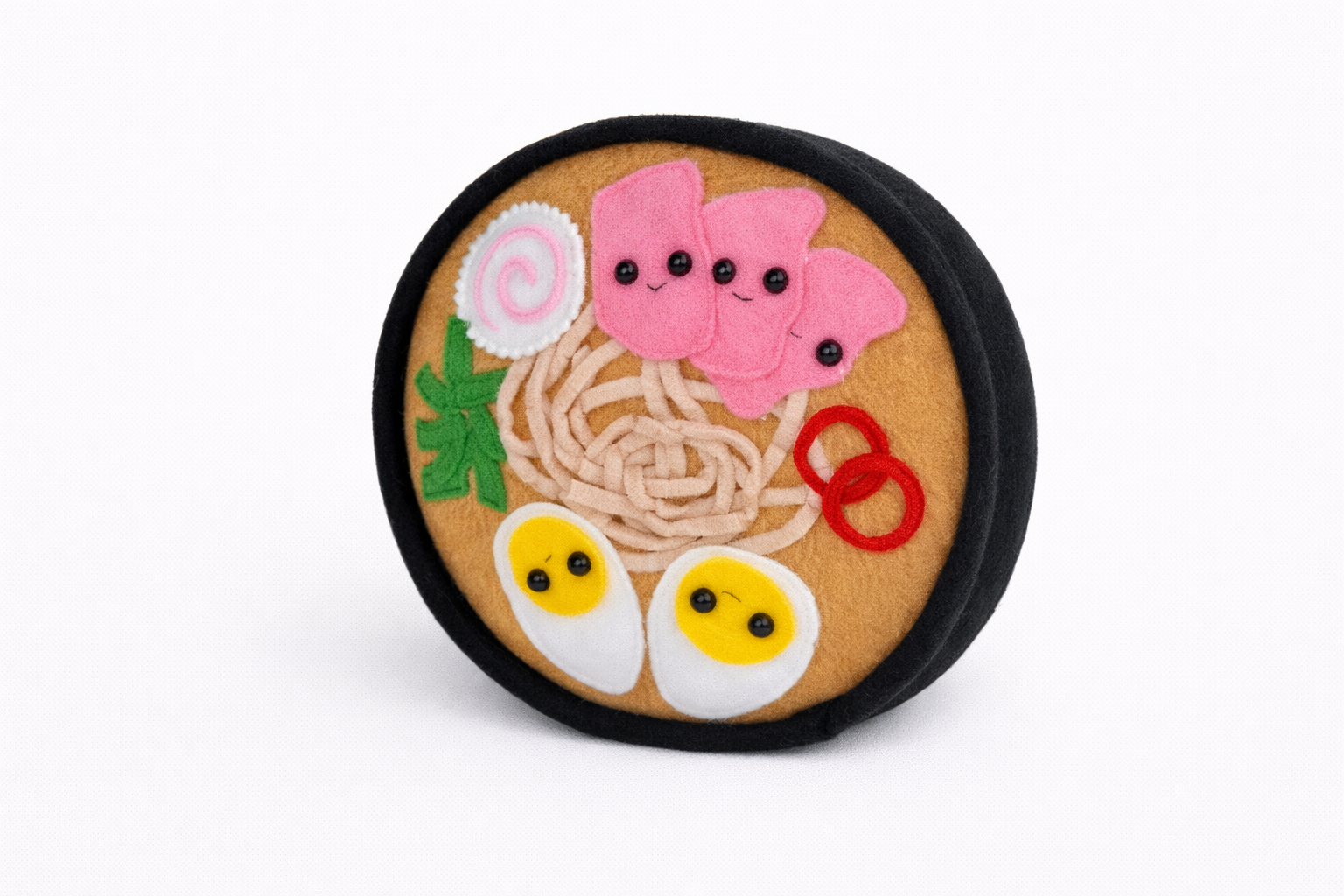 Bowl of ramen handmade plushie
