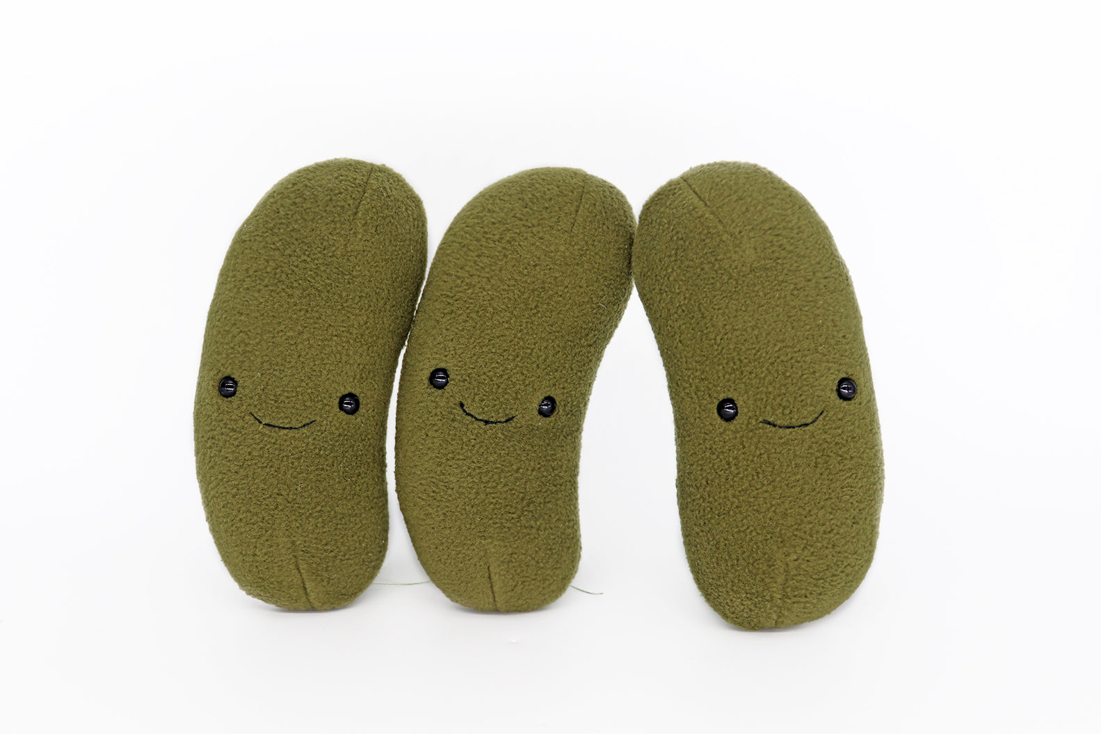 Dill Pickle plushie - handmade to order