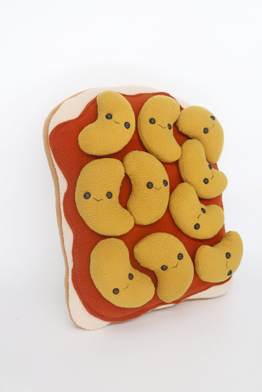 Baked beans on toast pillow