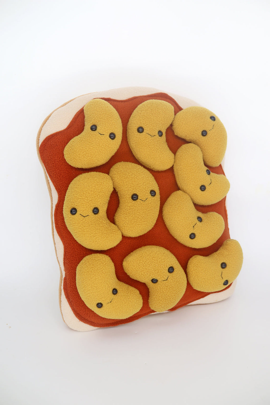 Baked beans on toast pillow