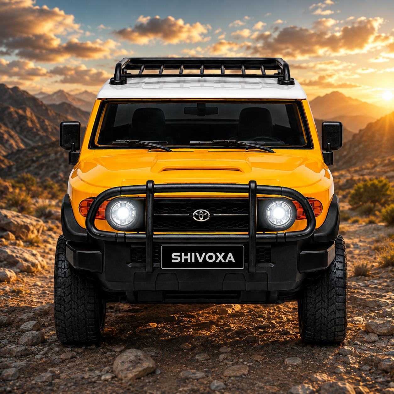 Inertia Series 1:24 Push & Go SUV Toy Car