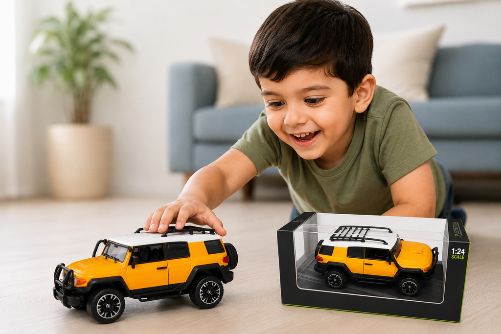 Inertia Series 1:24 Push & Go SUV Toy Car