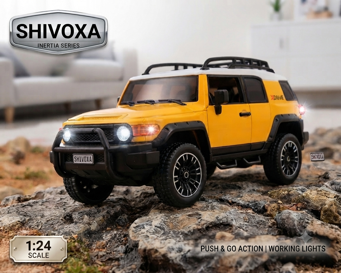 Inertia Series 1:24 Push & Go SUV Toy Car
